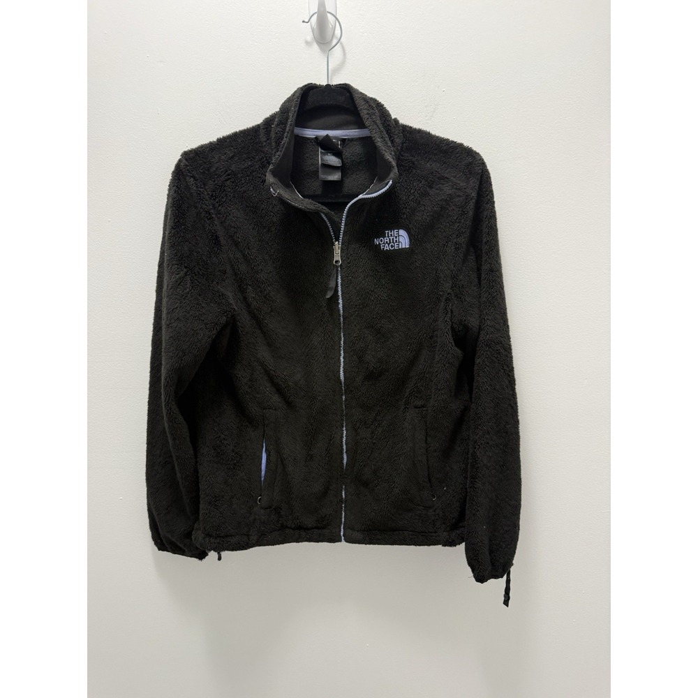 The North Face Osito Fleece Jacket Women's Small Black Full Zip Soft High Pile